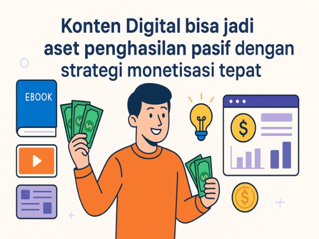 monetisasi konten digital dengan strategi tepat