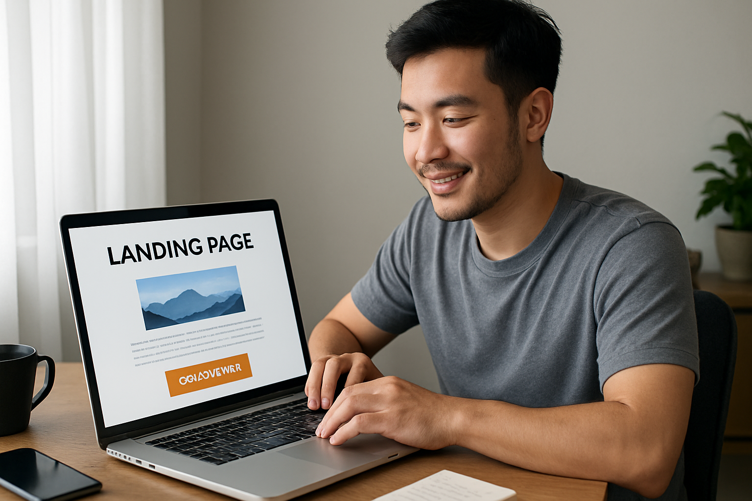 landing page bisnis