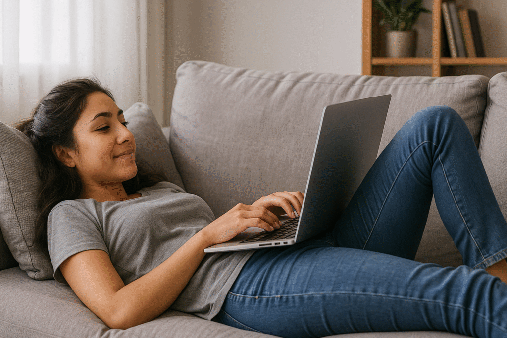 kerja sambil rebahan