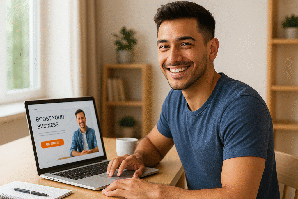 landing page bisnis